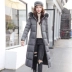 2018 mới chống mùa bông của phụ nữ xuống bông độn coat fur collar kích thước lớn bf bánh mì dịch vụ mùa đông phần dài áo khoác kaki lót lông nữ có mũ Bông
