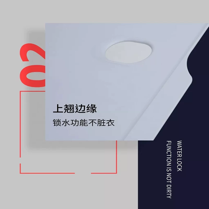 Round square palette painting