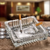 Стеклянная креативная маленькая пепельница для офиса, европейский стиль, делается под заказ, с печатью вашего логотипа