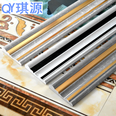 Бордюр 大理石门套垭口包边电视背景墙边框线客厅影视墙金属条通体石材线