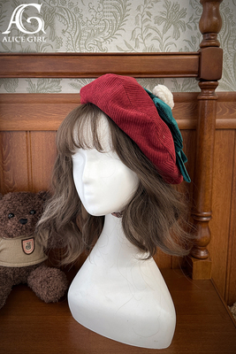 taobao agent Alice girl Original innovative lolita gingerbread bears bell hats bears plush cap