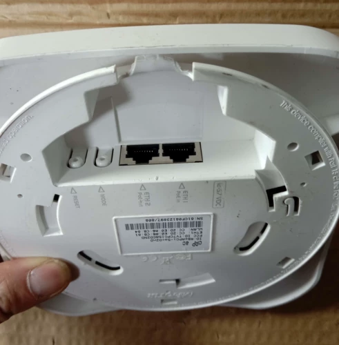 Обернуть Mikrotik Cap AC 48VPOE Wired Gigabit Wireless 1200M Двойной беспроводной AP без базы