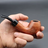 Hualu деревянный дым борьба с творческим сплошным деревом фильтрации сухой дым табак, табак, табак специальная табачная сумка горшок мужская мебель для дымовой мебели подарки подарки