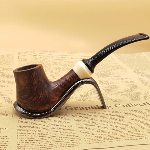 Импортные резные глянцевые классические аксессуары, мужской мундштук ручной работы