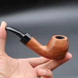 Hualu деревянный дым борьба с творческим сплошным деревом фильтрации сухой дым табак, табак, табак специальная табачная сумка горшок мужская мебель для дымовой мебели подарки подарки