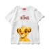 Lion King áo thun trẻ em quần áo trẻ em bé trai và bé gái cotton trẻ em cha mẹ mặc ngắn tay phiên bản Hàn Quốc hàng đầu - Áo thun