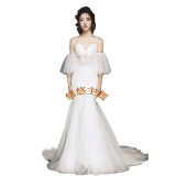 Свадебное платье для влюбленных, 2018, крой «рыбий хвост», эффект подтяжки