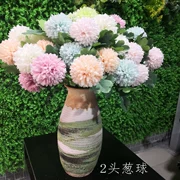 Mô phỏng Hyacinth Hydrangea Dandelion Onion Ball Home Living Room Trang trí Hoa Đặt hoa Hoa giả Hình xăm - Hoa nhân tạo / Cây / Trái cây