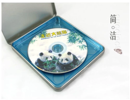CD Storage Железная коробка CD CD, коробка для понитина, свадебная компакт -диск -упаковочная коробка компакт -дисково