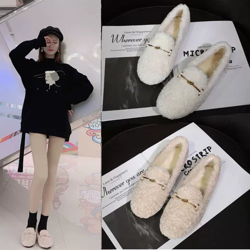 Зимняя универсальная флисовая обувь на платформе, коллекция 2022