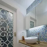 Хрустальная льда трещина стеклянная мозаичная плитка Плитка Переписка телевизор Фоновая стена каменная оболочка кухня гостиная стена стены