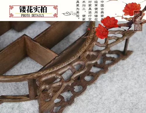 Куриное крыло Mobu Древнее твердые леса Doroger Strange Jade Antiques Crafts Purple Sand Cheapot Display