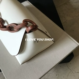 Магазин ILOVEYOUSHOP, сумка через плечо, корейская версия, персонализированная трехмерная треугольная портативная маленькая сумка на цепочке с цепочкой, сумка через плечо