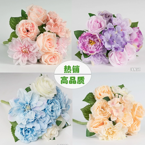 Симуляция роза букет европейский стиль высокий