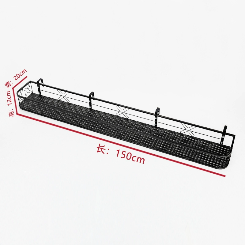 Giá treo hoa ban công giá để đồ bằng sắt rèn treo lan can lan can củ cải xanh mọng nước chậu hoa giá treo bệ cửa sổ giá hoa giá sắt treo chậu hoa 