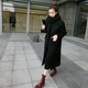 2017 mùa thu và mùa đông mới của Hàn Quốc phiên bản của Slim nữ ngắn tay áo len dày áo khoác nữ áo gió triều len Áo khoác ngắn