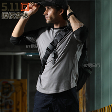 Футболка для туризма и кемпинга 停产特价美国5.11男7分袖休闲t恤套头衫82117快干超薄防臭短袖511