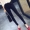 2017 mùa xuân mới slim slimming jeans lỗ Hàn Quốc đen cao eo feet quần bút chì nữ thủy triều