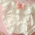 Nhật Bản em gái mềm COS phim hoạt hình thứ cấp Yuan Lolita cô gái da trắng trái tim uốn cong không có bộ đồ lót bra - Bộ đồ lót