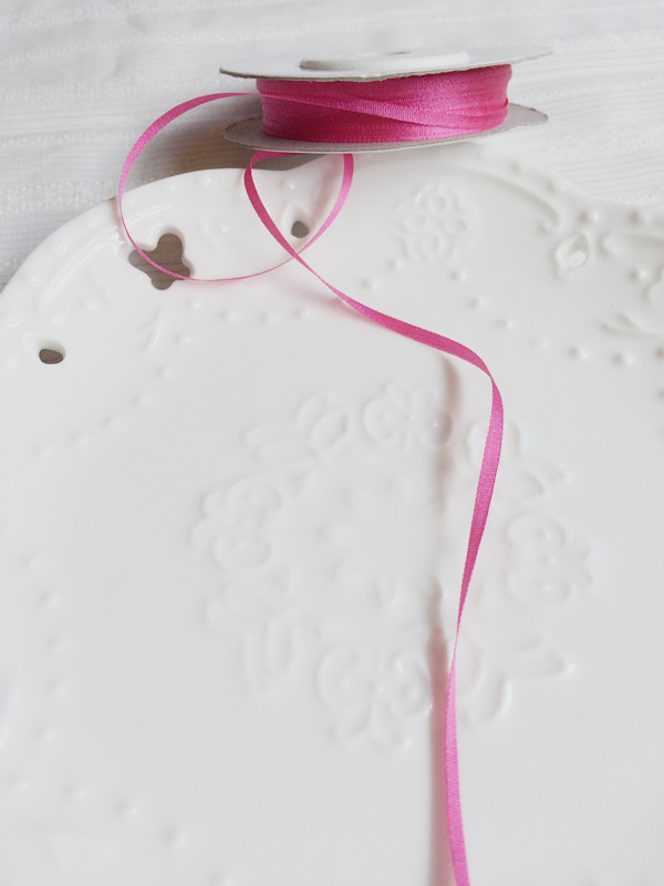 222 Dark PinkXinyi Little cloth bjd doll blythe real silk silk ribbon 2mm superior quality