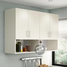 шкаф для ванной 实木生态板马六甲板 吊柜壁柜挂柜收纳顶柜阳台厨房卫生间卧室柜 Hundreds