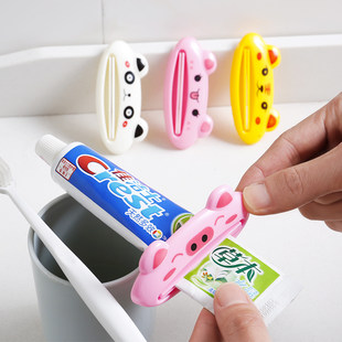 Cartoon Automatic ToothPaste, Cosmetic Cleansing Milk, South Korea