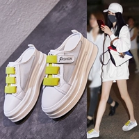 Тапочки, модная обувь, летние высокие напяточники на платформе, популярно в интернете