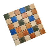 Керамическая мозаика для бассейна, стеклянная мозаика для рыбного пруда, наружная настенная плитка синего и белого цвета, разница в цене доставки от двери до двери