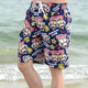 Quần short nam mùa hè lỏng kích thước lớn thể thao giản dị quần quần bên bờ biển khô nhanh chóng của nam giới bãi biển quần lớn hoa quần quần áo đi biển hoa quả	 Quần bãi biển