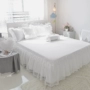 Winter Princess Crystal Velvet Bed Váy One Piece Coral Sheep Sheet Váy Bộ đồ giường Tatami ba mảnh có thể được tùy chỉnh - Váy Petti ga giường viền họa tiết