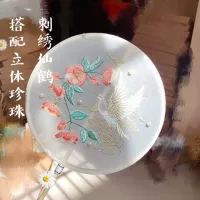 Вышитый сказочный кран