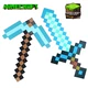 Gạch và đá thanh kiếm đồ chơi quà tặng sinh nhật xung quanh câu đố vũ khí mô hình trò chơi xung quanh 3 thanh kiếm vũ khí 6 chiến đấu