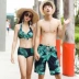 Thời trang bikini 2018 lãng mạn của cặp đôi đồ bơi nữ cảm giác ngực nhỏ che bụng là áo tắm mỏng mùa xuân nóng bỏng của Hàn Quốc - Vài đồ bơi 	đồ đôi maxi đi biển Vài đồ bơi