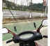 Xe điện scooter kính chắn gió phía trước mưa nâng cao dày chùm cong của nam giới chung plexiglass trong suốt