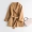 Áo khoác len nữ trong phần dài 2019 mùa thu mới phiên bản Hàn Quốc của áo khoác len hai mặt lỏng lẻo chống mùa - Accentuated eo áo áo dạ kẻ caro nữ dáng dài