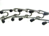 Гуджия Цепи собаки высококачественная нержавеющая сталь двух стимул цепь шеи кольцо для кольца собаки шейная шейка мусорная корзина