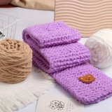 Шарф ручной работы, набор материалов, плетеная барсетка для друга, с медвежатами, DIY