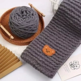 Шарф ручной работы, набор материалов, плетеная барсетка для друга, с медвежатами, DIY