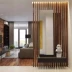 Vách ngăn gỗ đơn giản kiểu Nhật phòng khách sạn hiên nhà màn hình ghế ngồi mới Trung Quốc Zen nền tường vách ngăn gỗ - Màn hình / Cửa sổ