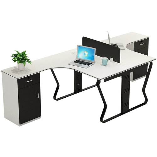 Стол работников, стул, стул и стол для сотрудников Простые и современные 2/4/6 -Pperson Screc Card Financial Desk Financial Desk