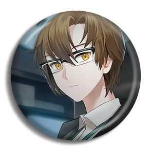 Значок Mystic Messenger Mysterious Messenger, металлический пин 58 мм, полностью металлический