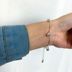 Chic chuông đơn giản vòng đeo tay nữ Hàn Quốc phiên bản của sinh viên đơn giản Sen Sở bạn gái chị chuỗi vài tay rope bracelet Vòng đeo tay Clasp