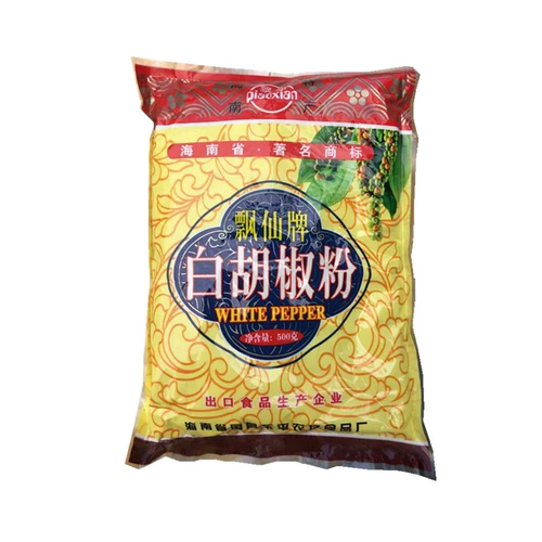 Hainan Piaoxian Brand Brand White Pepper Powder 500 грамм Hu Spicy Soup 馄 馄 海 海 海 海 海 30 Юань