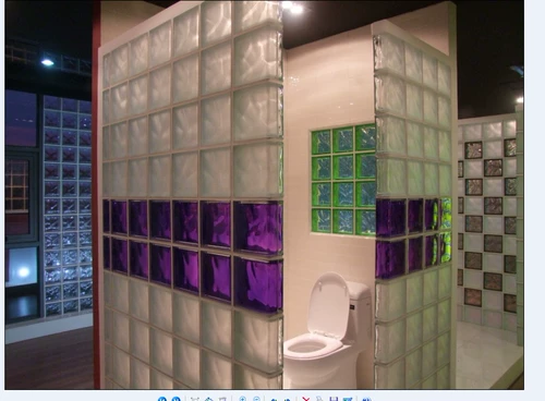 Jinghua Brand Glass Brick, частный эффект -это хорошая стена перегородки, фоновая стена 190 монаховые облака и туманные узоры,