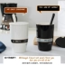 Ins Bắc Âu đơn giản mark cup gốm couple cup cặp của văn phòng cà phê uống cup với nắp muỗng bộ bình uống nước bbox Tách