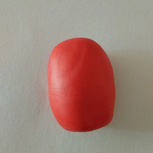 Глина, холодная керамика, прозрачная фигурка, хлеб, без сушки в лампе