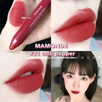Jujube Mube Mutorn Color Korean Mamonde Dream Makeup, Velvet Crystal 31#красный коричневый белый и длительный