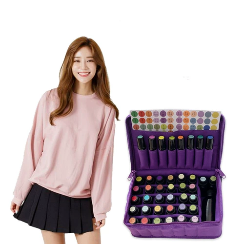 Вместительное и большое модное портативное масло, хлопковая ткань, 39 ячеек, увеличенная толщина, материал, простой и элегантный дизайн