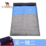 [2017 sản phẩm mới] lạc đà đôi ngoài trời túi ngủ chống ẩm lạnh ấm túi ngủ cầm tay cắm trại cắm trại - Túi ngủ