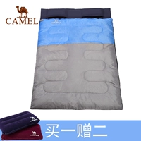[2017 sản phẩm mới] lạc đà đôi ngoài trời túi ngủ chống ẩm lạnh ấm túi ngủ cầm tay cắm trại cắm trại - Túi ngủ túi ngủ desert fox